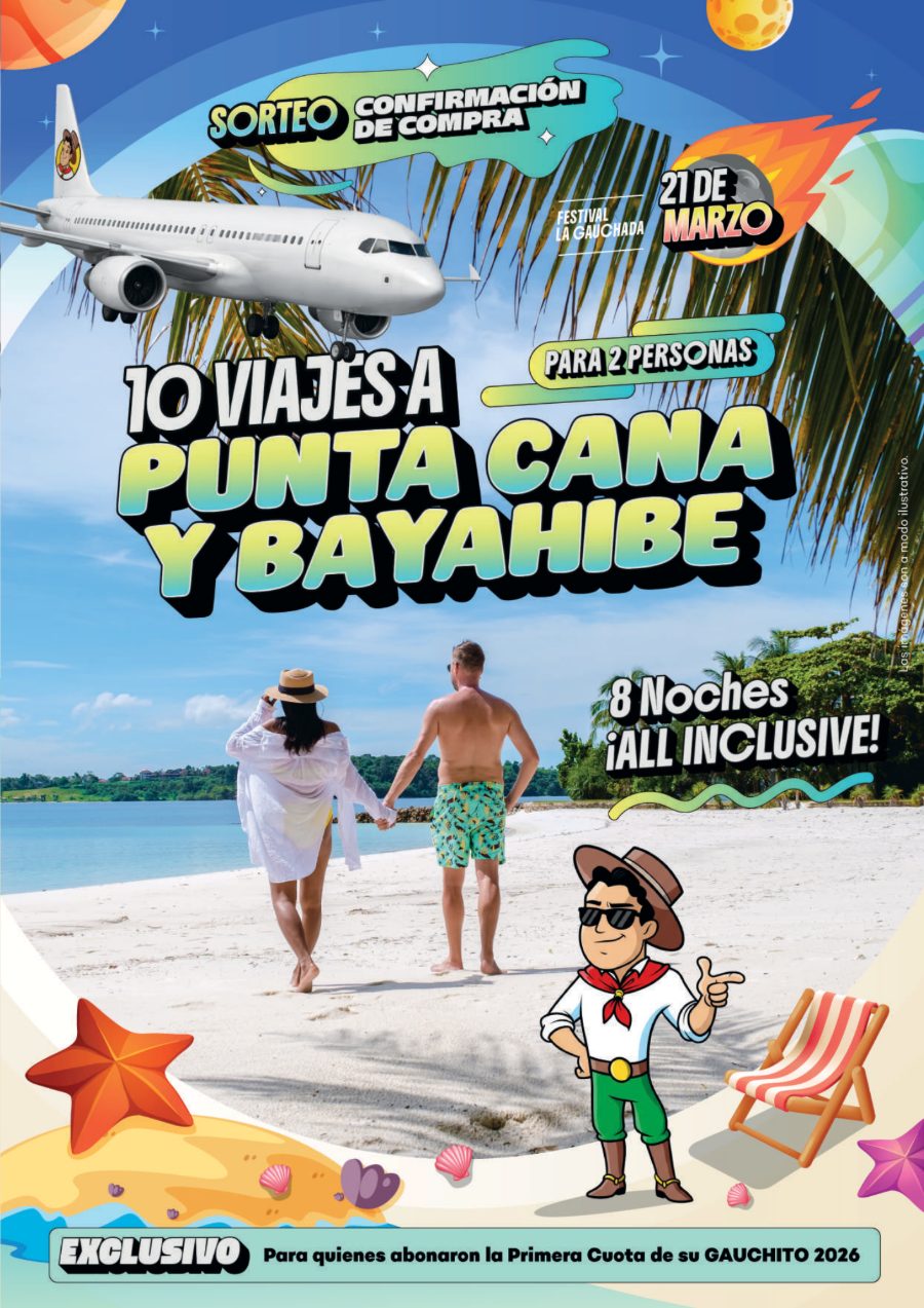 10 viajes a Punta Cana y Bayahibe