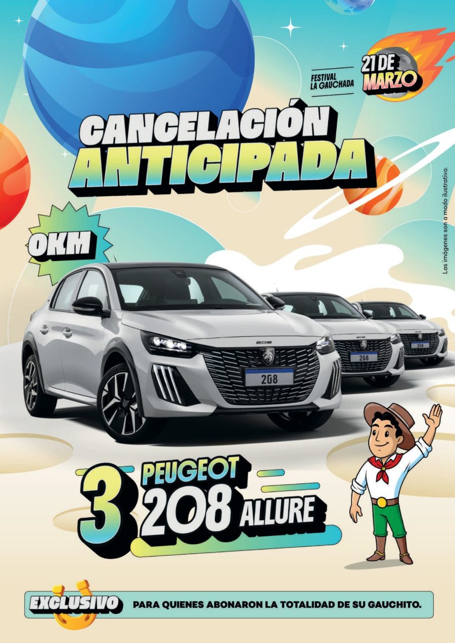 3 Peugeot 208 Allure 0KM
