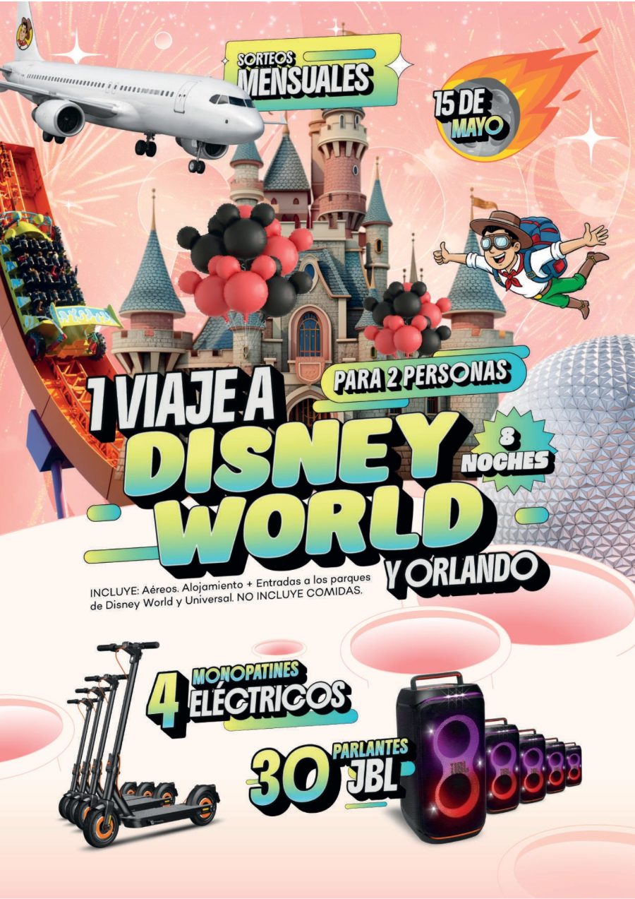 1 Viaje a Disney World y Orlando
