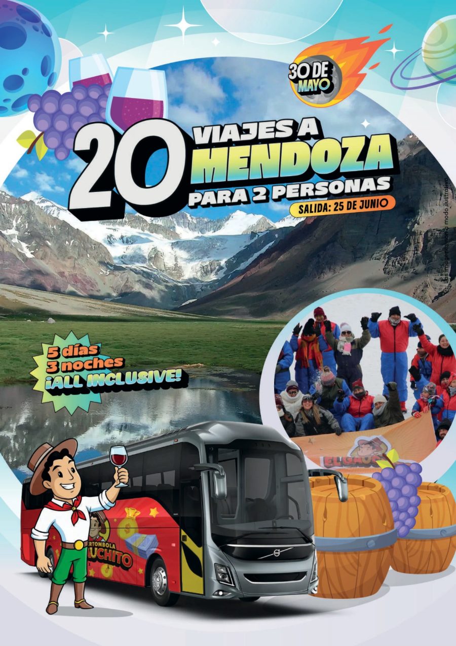 20 viajes a Mendoza