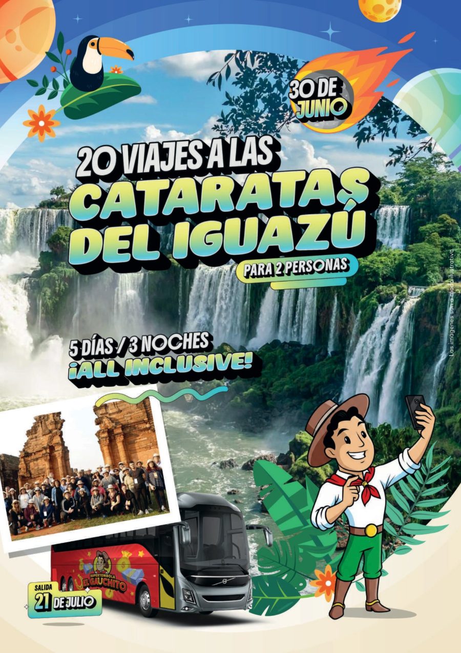 20 viajes a las Cataratas del Iguazú