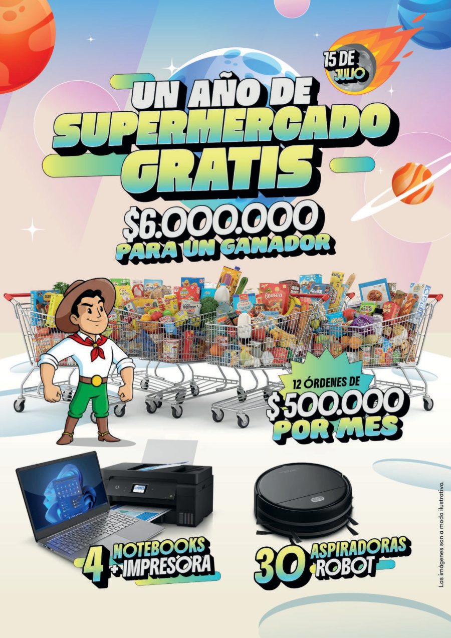 Un año de supermercado gratis · $6.000.000